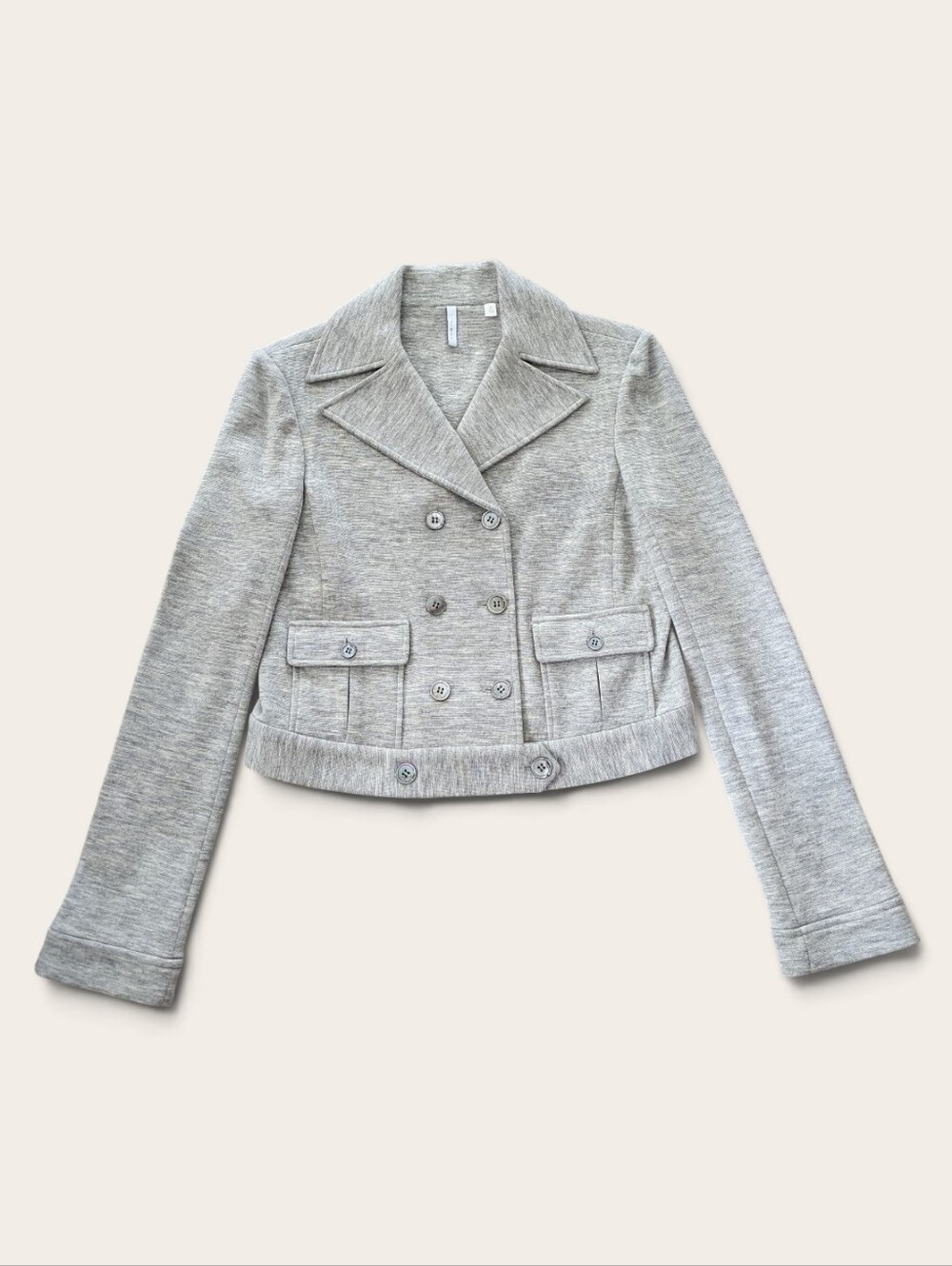 Iisli Women’s Gray Wool Jacket - Picture 1 of 7